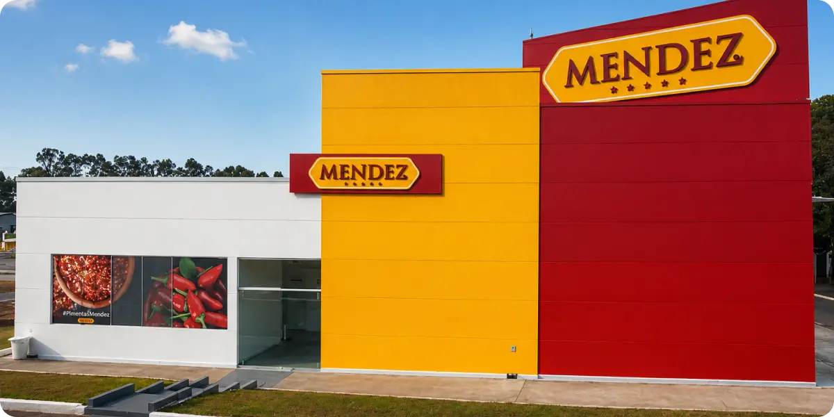 Fachada da fábrica Mendez