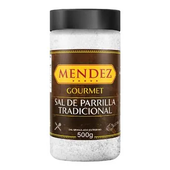 Sal de Parrilla Gourmet Tradicional Mendez 500g