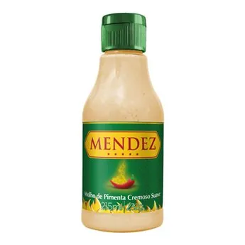 Molho de Pimenta Cremoso Suave Mendez 215ml