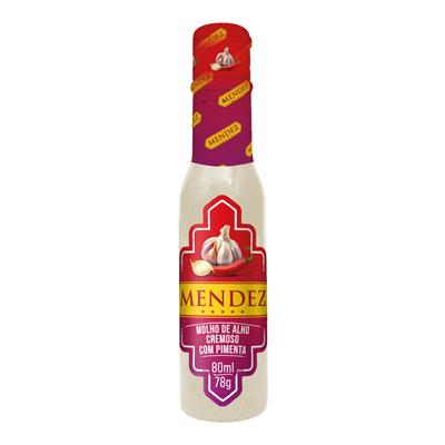Molho de Alho Cremoso com Pimenta Mendez 80ml