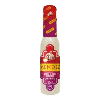 Molho de Alho Cremoso com Pimenta Mendez