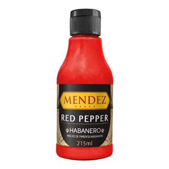 Molho de Pimenta Habanero Red Pepper Mendez 215ml