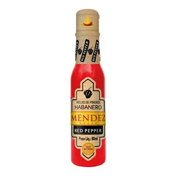 Molho de Pimenta Habanero Red Pepper Mendez