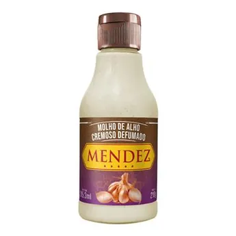 Molho de Alho Cremoso Defumado Mendez 215ml