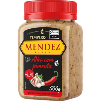 Tempero de Alho com Pimenta Mendez