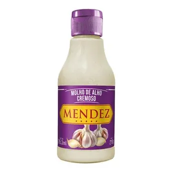 Molho de Alho Cremoso Mendez 215ml