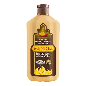 Molho de Pimenta Cremoso Defumado Chipotle Mendez 490ml