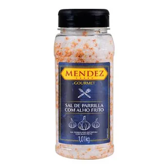 Sal de Parrilla Gourmet com Alho Frito Mendez 1,01kg