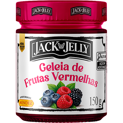 Geleia Jack Jelly de Frutas Vermelhas 150g
