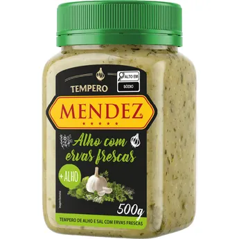 Tempero de Alho com Ervas Frescas Mendez